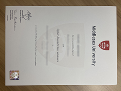 Middlesex University Diploma for Sal
