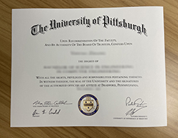 Customize Your Pitt Diploma. Fake Un