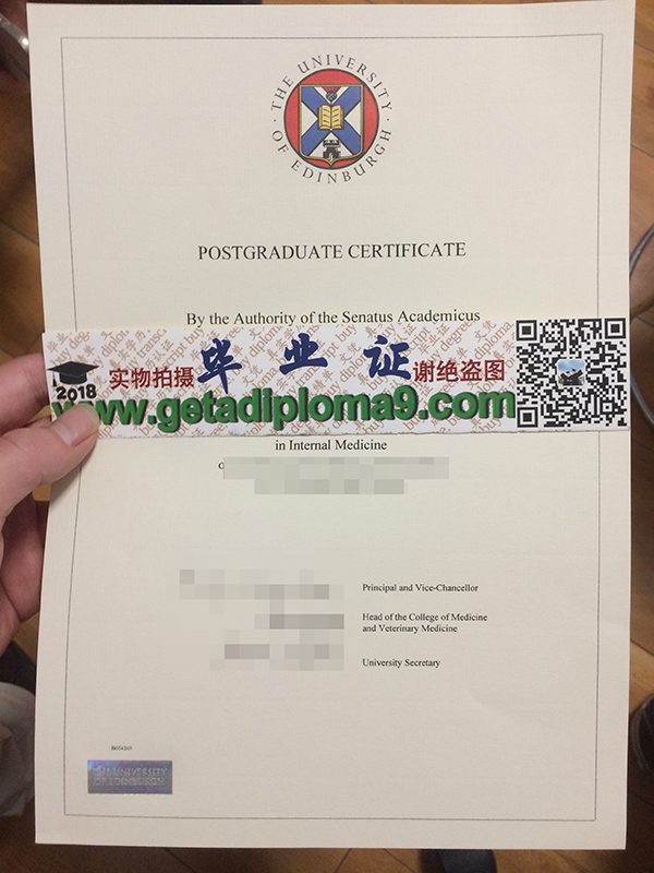 University of Edinburgh fake degree, buy fake certificate