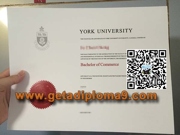 约克大学学历文凭，York University diploma