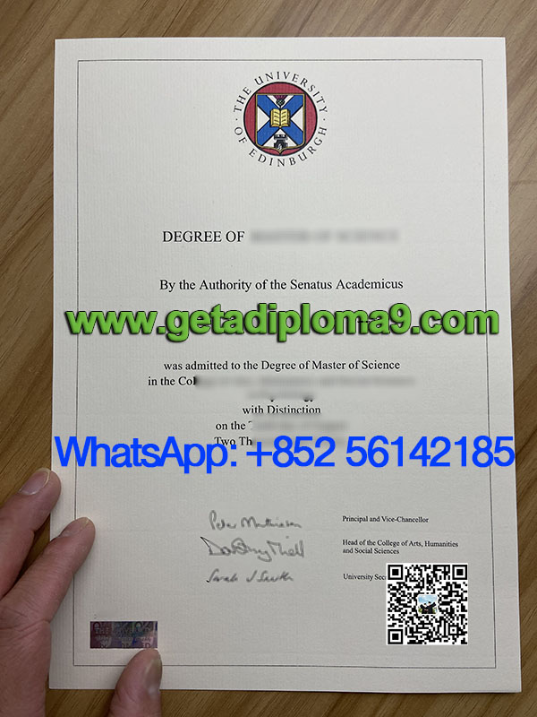 Get a fake University of Edinburgh diploma. 