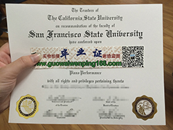 办理旧金山州立大学毕业证