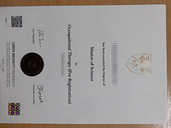 Order LBU Diploma. Leeds Beckett Uni