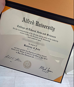 Making the Alfred University Gold Se