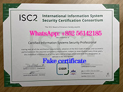 How much for a fake CISSP certificat