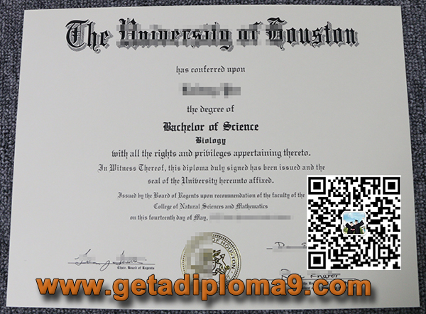 办理休斯顿大学毕业证，休斯顿大学成绩单，University of Houston degree