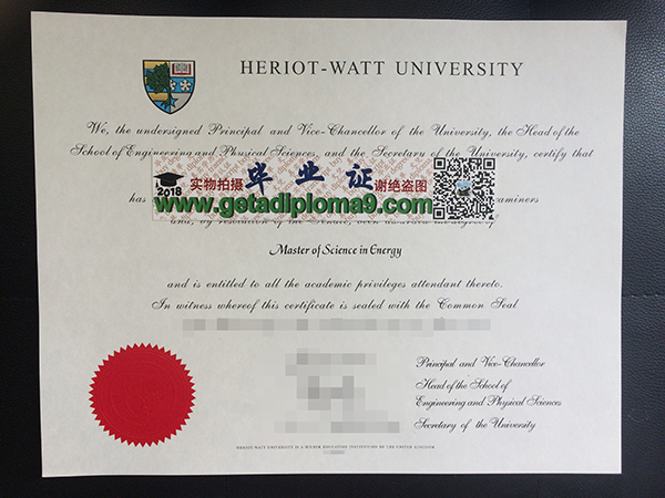 buy Heriot-Watt University diploma, 办理赫尔瓦特大学毕业证