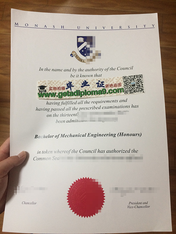 Monash University degree, buy Australia fake diploma