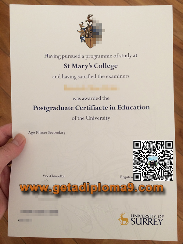 University of Surrey diploma, buy fake degree