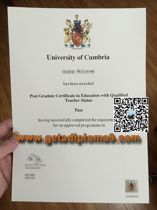 University of Cumbria degree sample