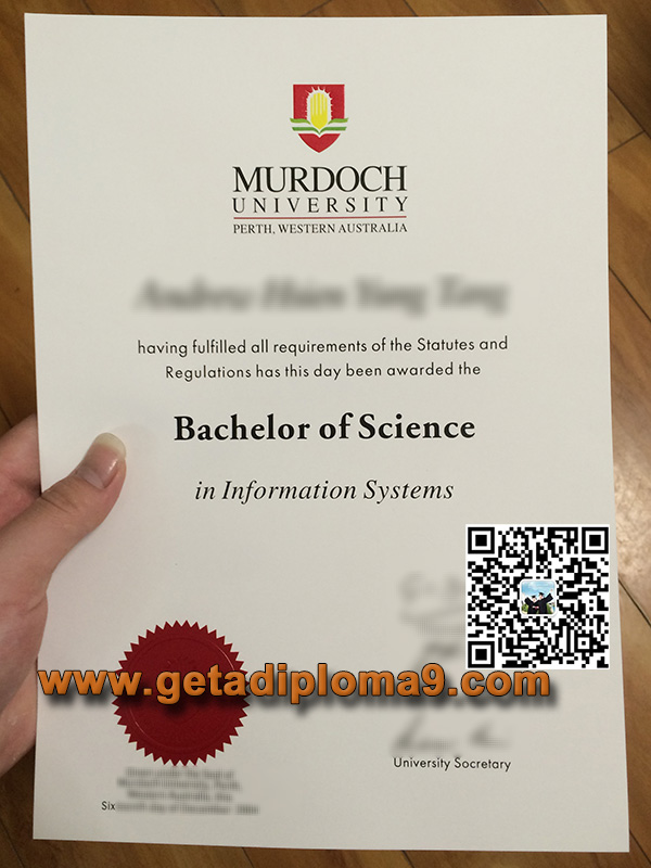 莫道克大学学历文凭，Murdoch University diploma