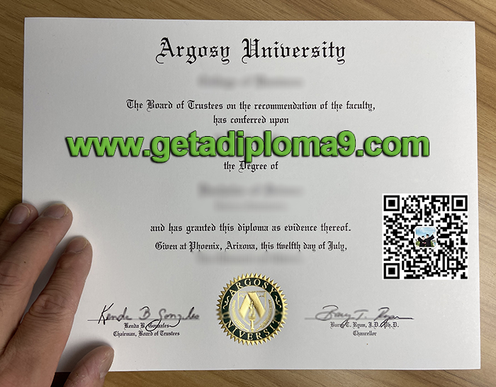 If you are interested in buying a fake Argosy University diploma, then we can help you make it.