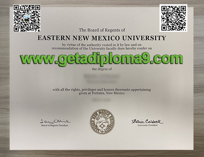 Finally earned my ENMU master's degree certificate. ENMU diploma.