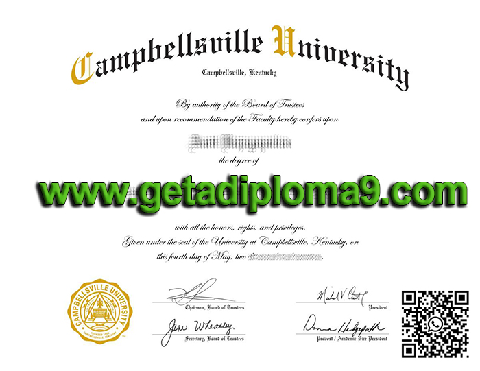 fake Campbellsville University degree, CU diploma.