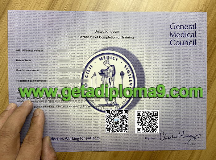 General Medical Council Certificate