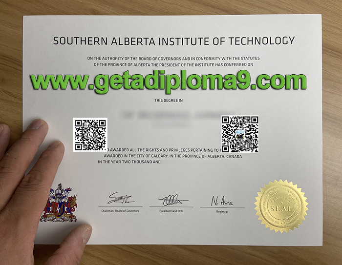Buy Southern Alberta Institute of Technology degree certificate
