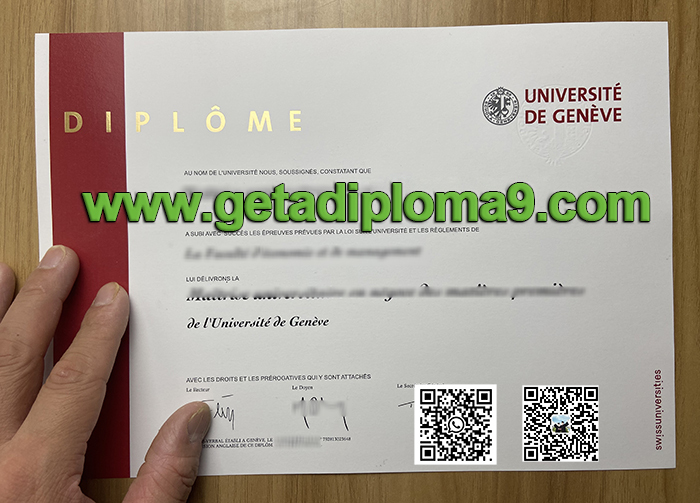 fake University Of Geneva Diploma 