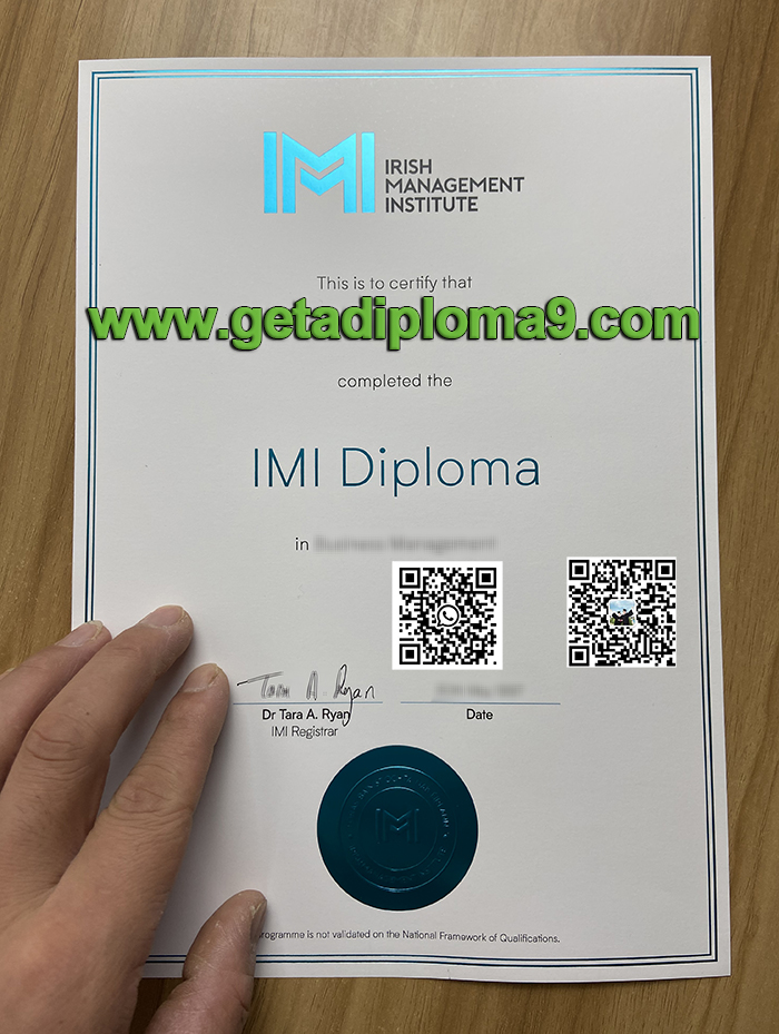 Fake IMI diploma