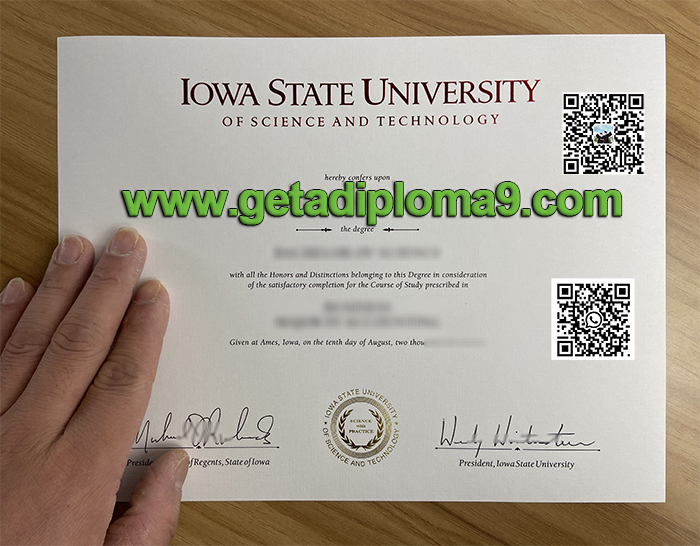 Fake Iowa State Diploma