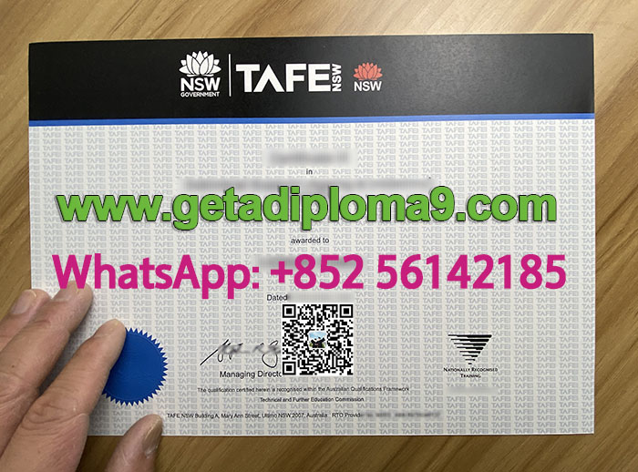 TAFE certificate III. Buy TAFE NSW diploma