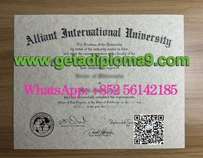 get a fake Alliant International University diploma