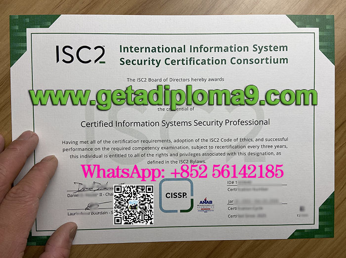 Need a fake CISSP certificate